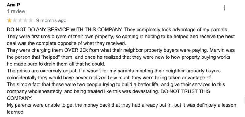 Terrenos Houston Review