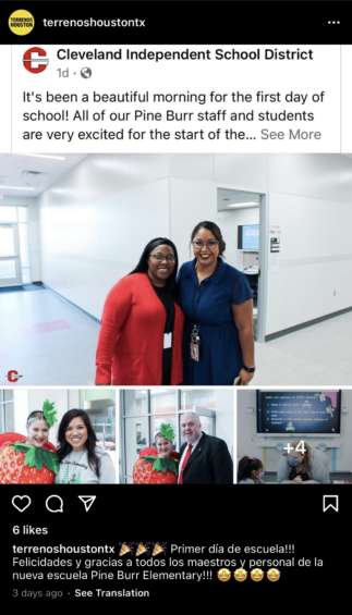 Terrenos Houston Cleveland ISD