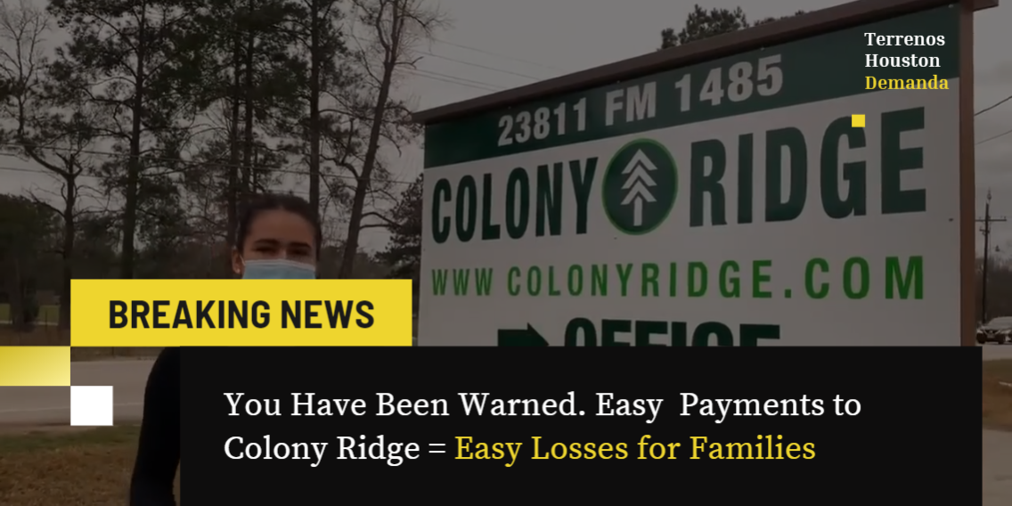 terrenos houston complaints