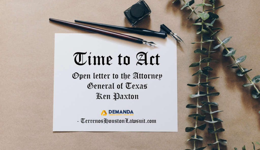 open letter to the attorney general of texas ken paxton