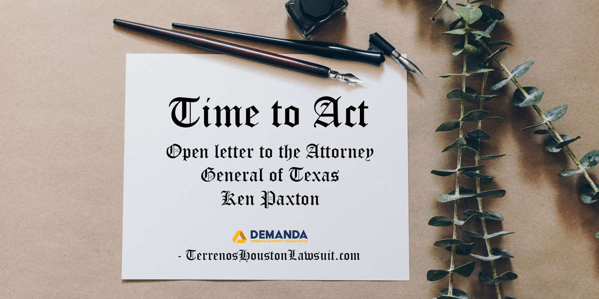open letter to the attorney general of texas ken paxton