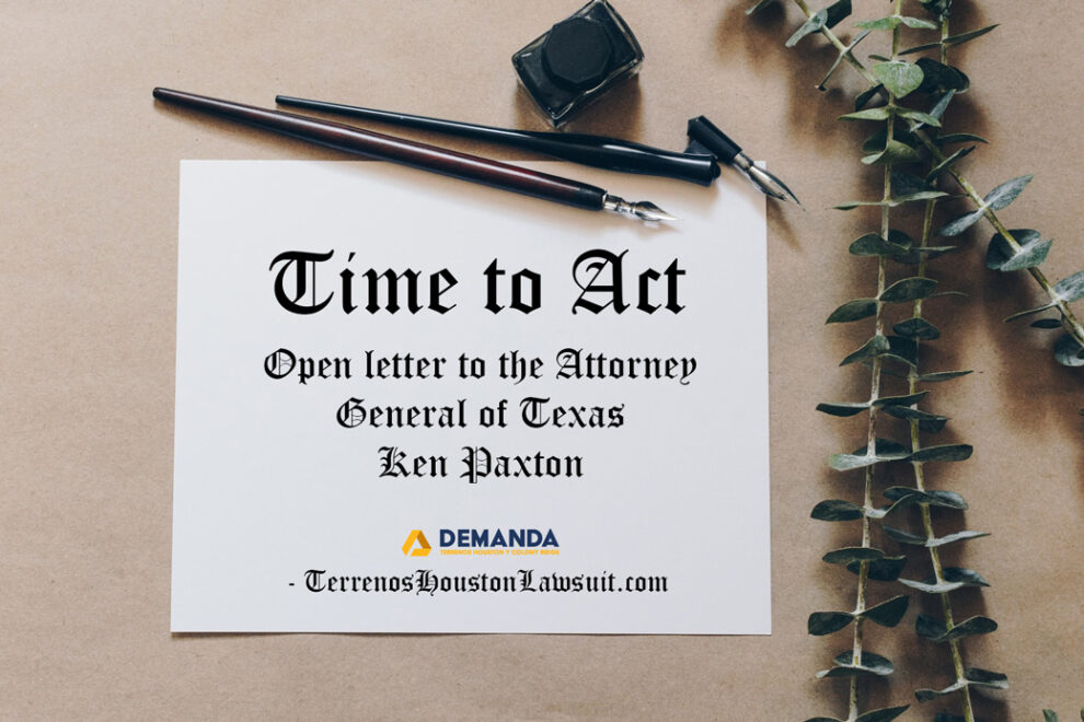 open letter to the attorney general of texas ken paxton