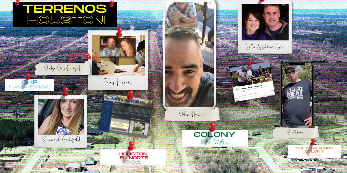 John Harris Terrenos Houston Owner Colony Ridge with Trey Harris, Brent Lane, Leslie Lane, Robin Lane, Savannah Crihfiled