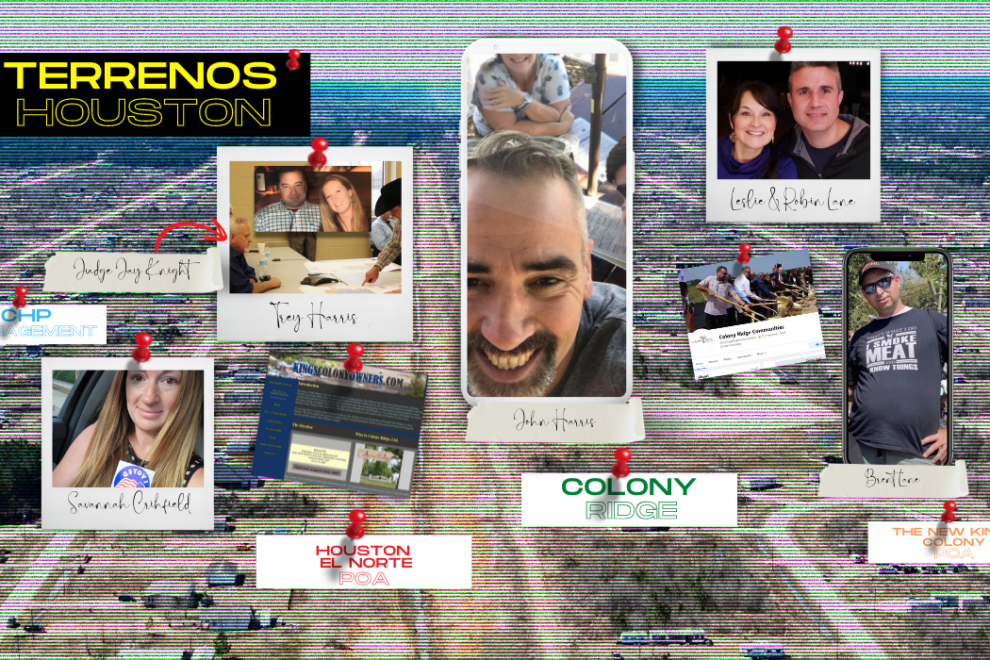 John Harris Terrenos Houston Owner Colony Ridge with Trey Harris, Brent Lane, Leslie Lane, Robin Lane, Savannah Crihfiled