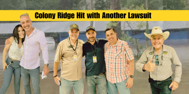 Colony Ridge Laqsuit Update - Terrenos Houston Update - John Harris - Laura Camila Castro